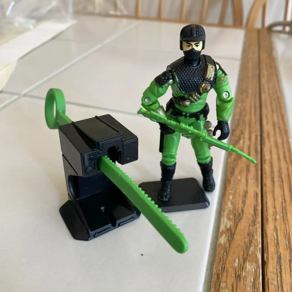 GI Joe ARAH Firefly V3 Cobra Saboteur 1993 Near Complete Missing Spin Top